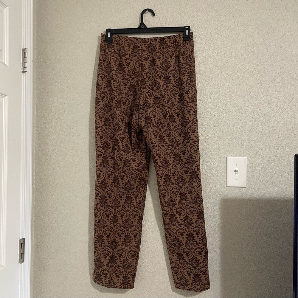 Vintage Made in USA Paisley Festival Pants size Medium with side zip